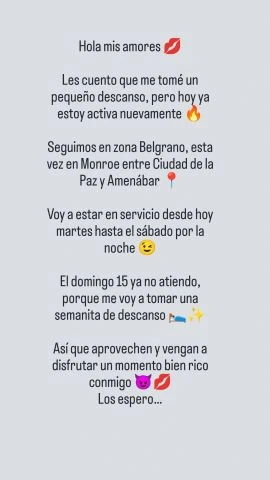 Liz, Escort, Belgrano