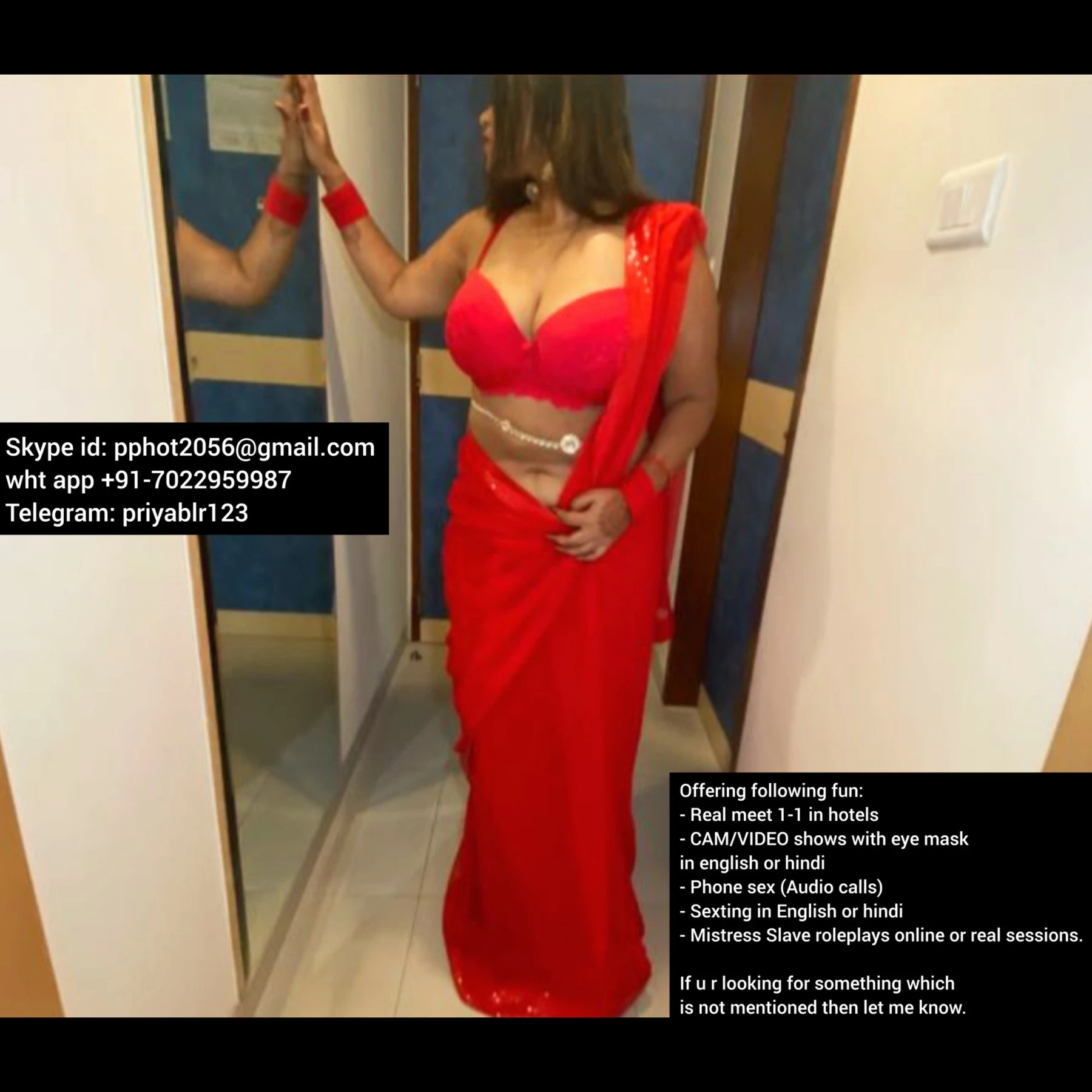 Piyaaa ur sexy GF/Wife(For CAM) – Indian escort in Coimbatore — 7 / 23