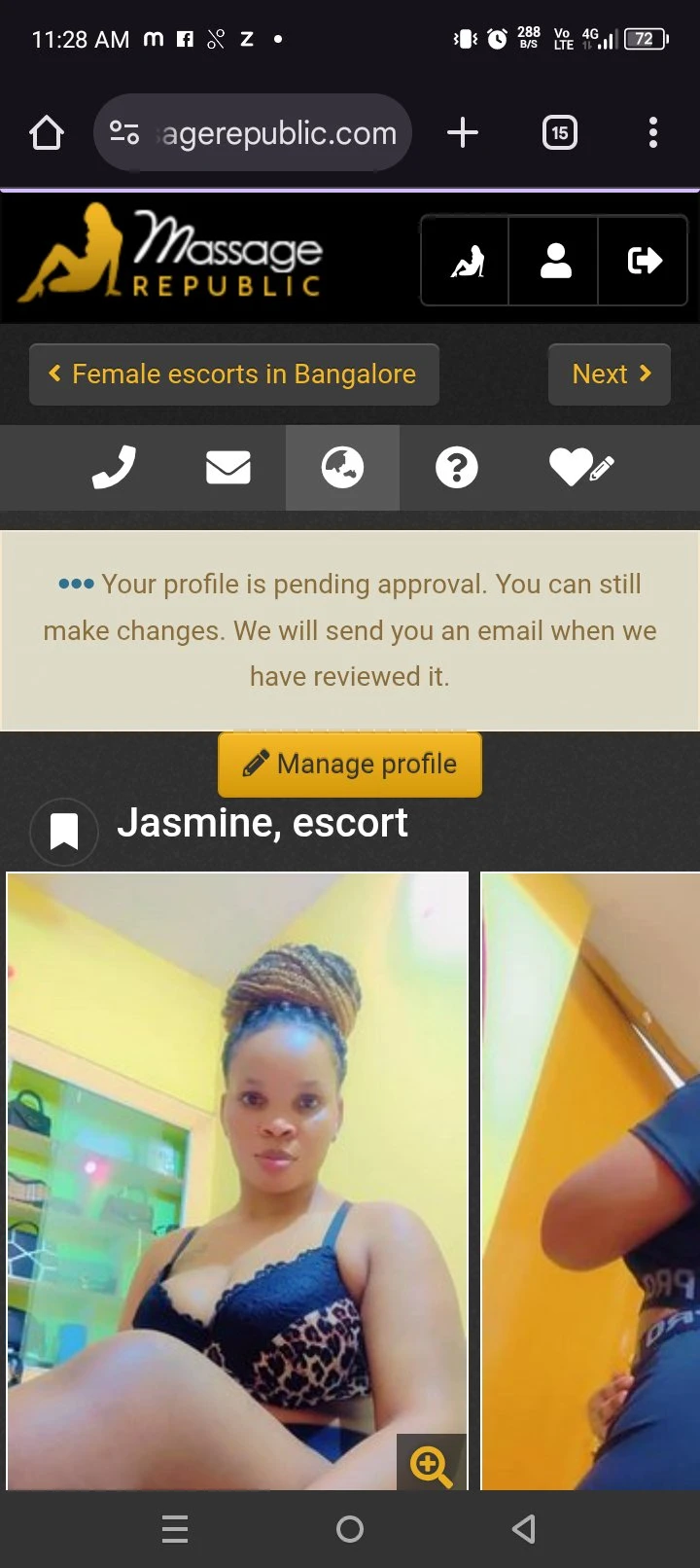 Jasmine – South African escort in Bangalore — 2 / 5