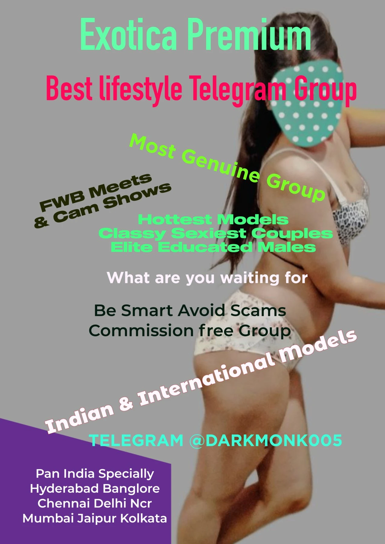 Varified Girls Telegram Group For meets – Indian escort in New Delhi — 4 / 5