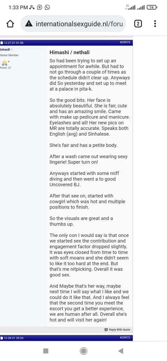 Nehari Nora (High Profiled)100%SL – Sri Lankan escort in Colombo — 5 / 31